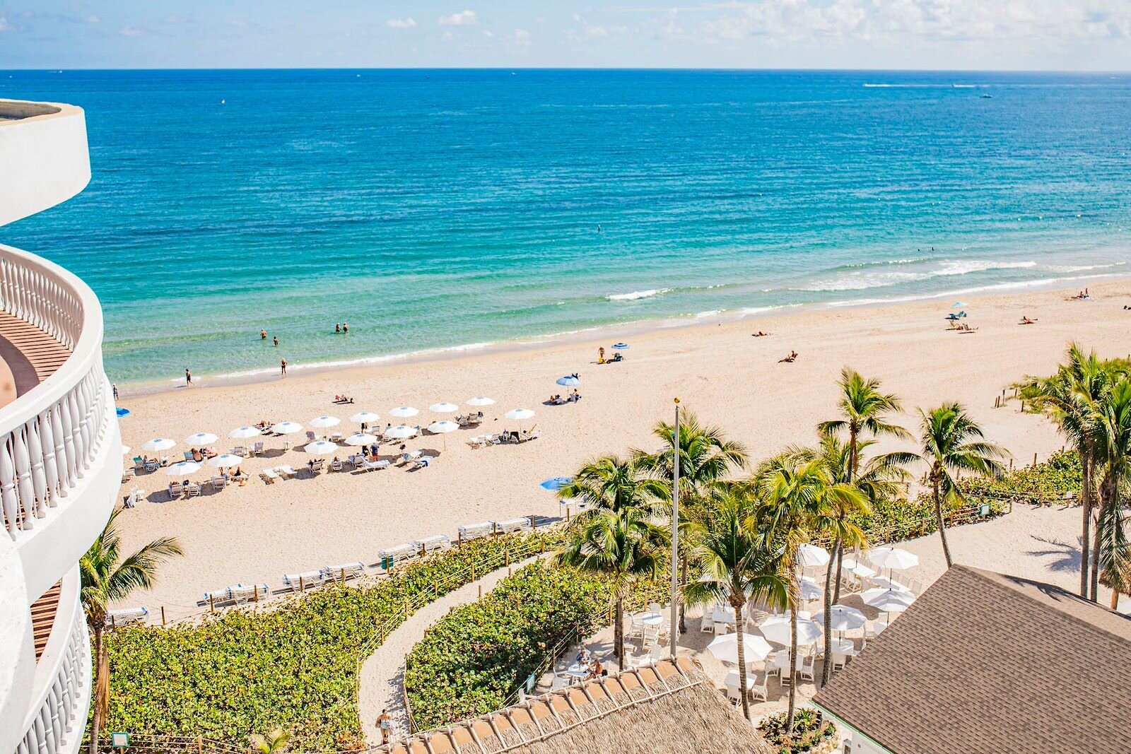 Aerial Pompano Beach view