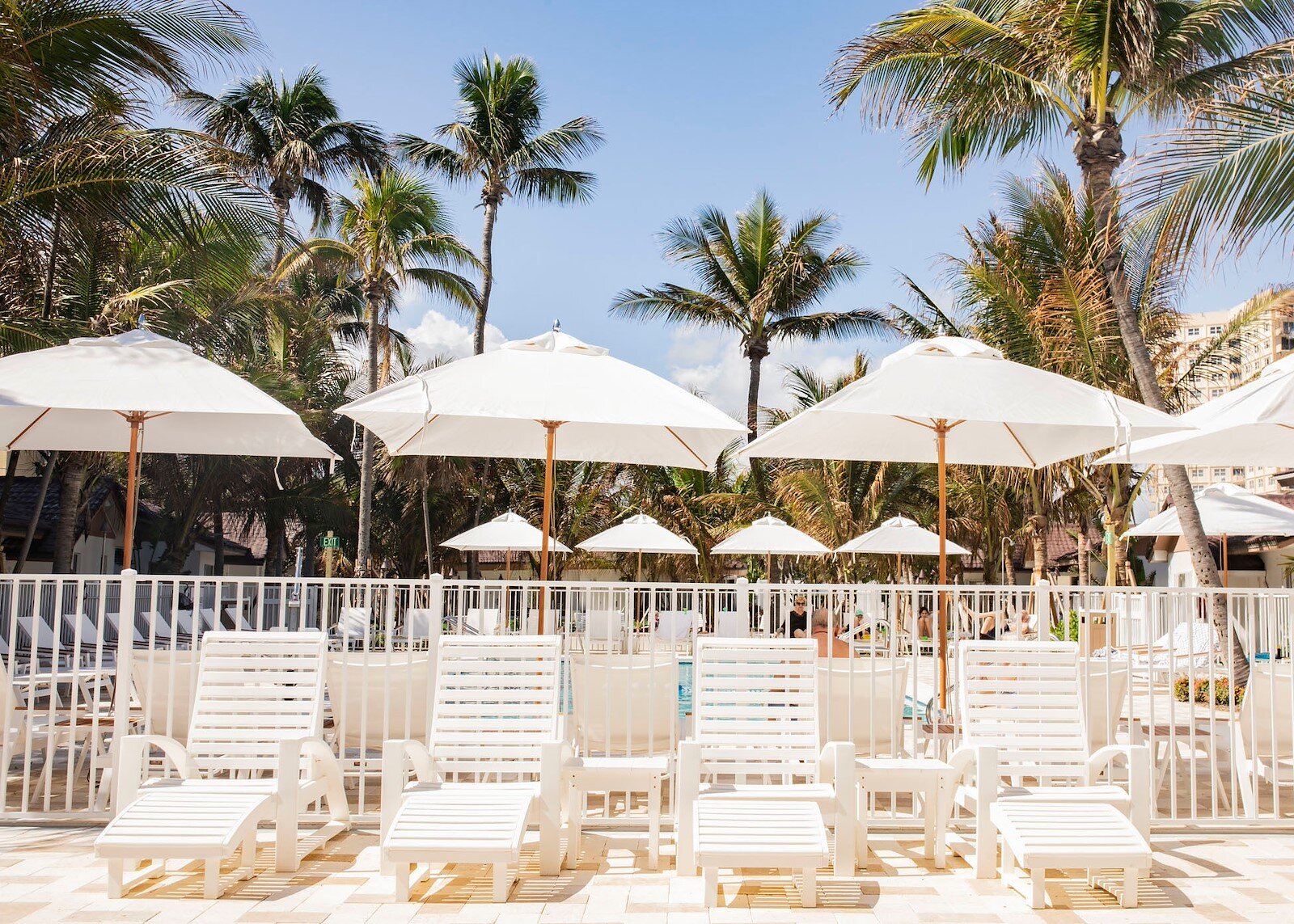 Outdoor Chairs near pool