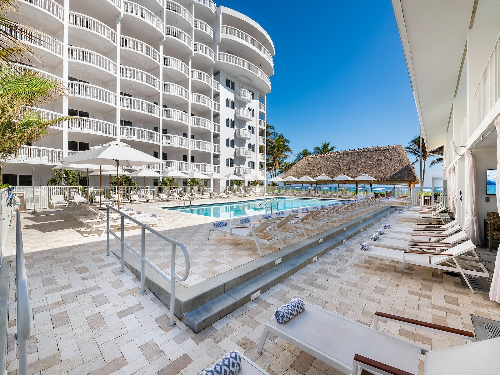 Beachcomber Resort with outdoor pool